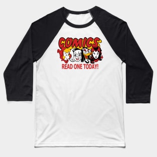 Comics Read One Today (Witch Edit.) Baseball T-Shirt